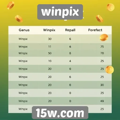 Comparativo de bônus oferecidos pelo Winpix