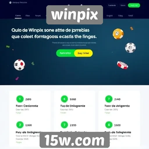 Características principais do site Winpix
